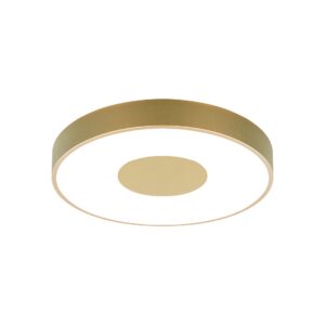 Coin * Plafon Redondo Led 80W - 2700-5000K - Con Mando - Oro