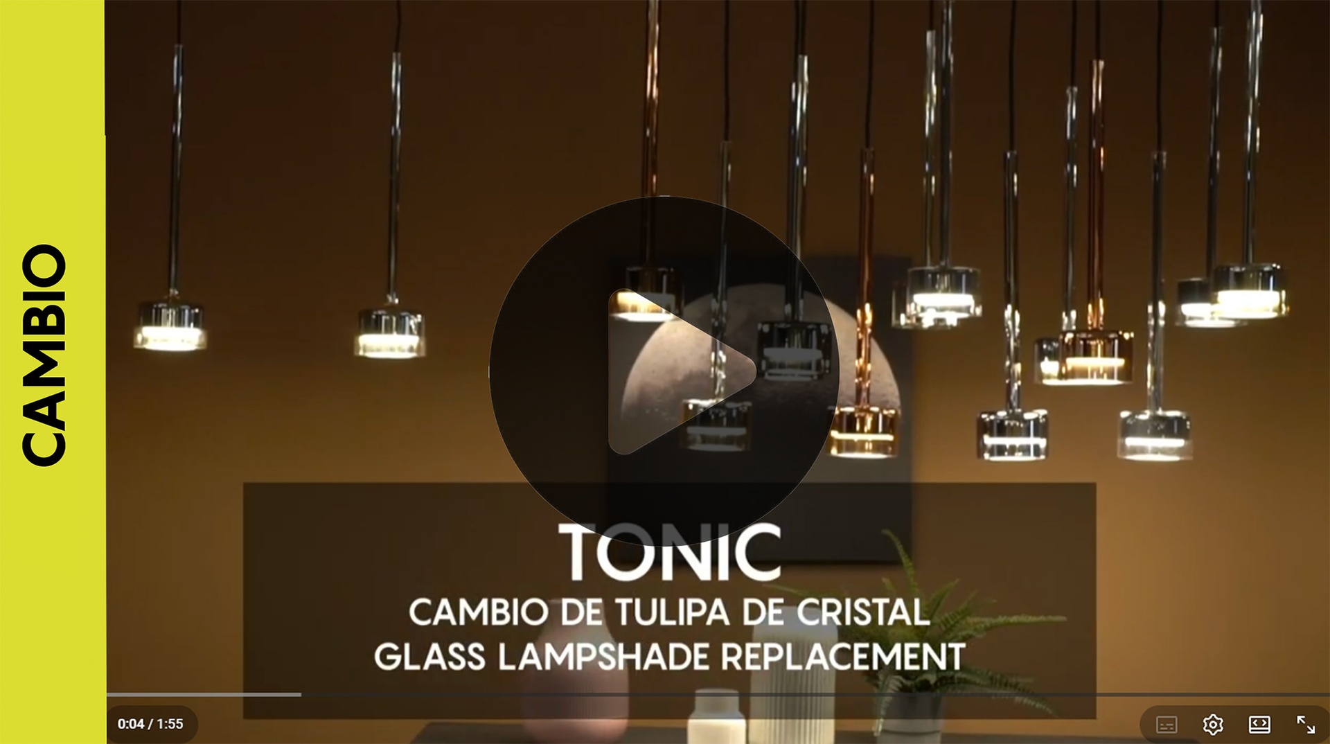 TONIC * COLGANTE 8L RECTANGULAR - GX53 - MULTICOLOR - Imagen 2