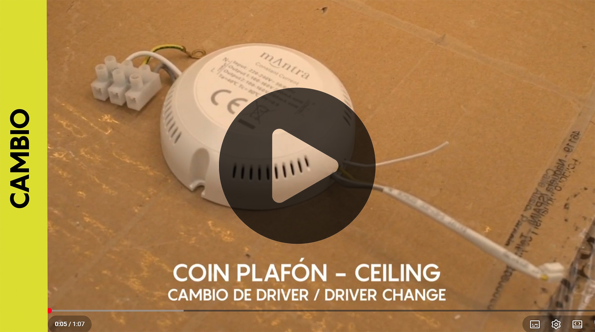 Coin * Plafon Cuadrado Led 100W - 2700-5000K - Con Mando - Madera - Imagen 4