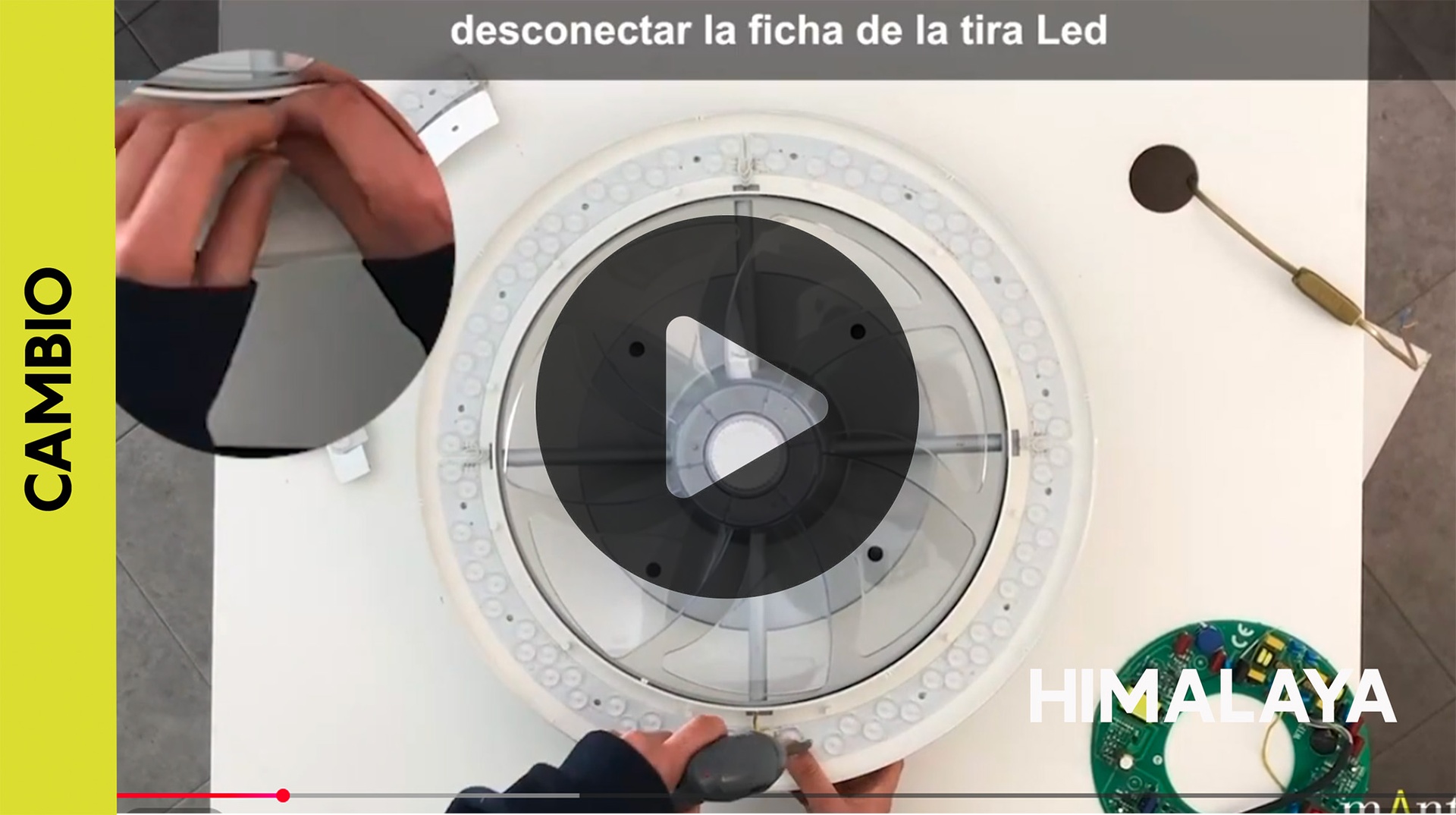 Himalaya Mini * Ventilador Madera Con Mando - Imagen 17