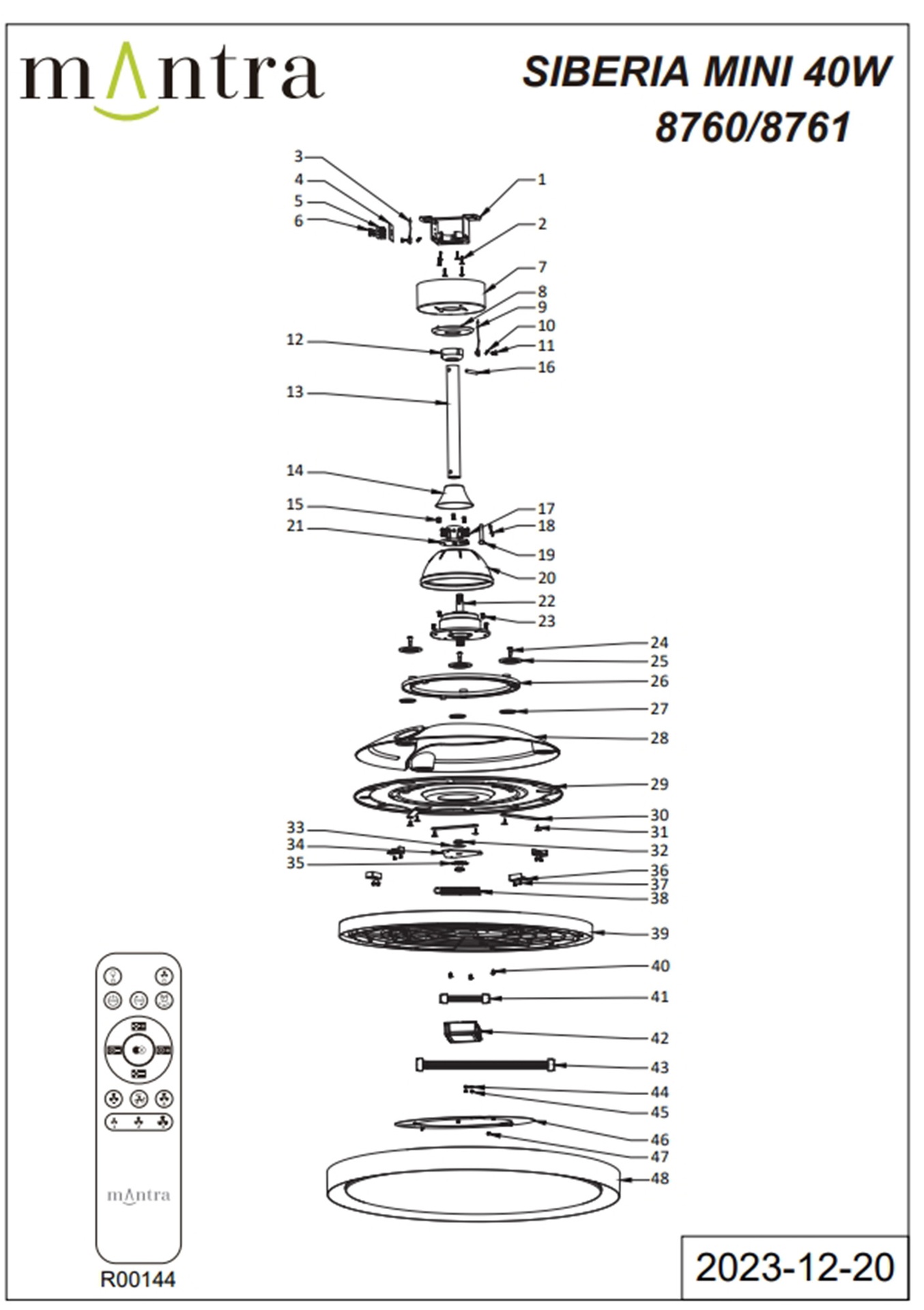 SIBERIA * Ceiling Lamp / Ventilation - White D43 - Imagen 6