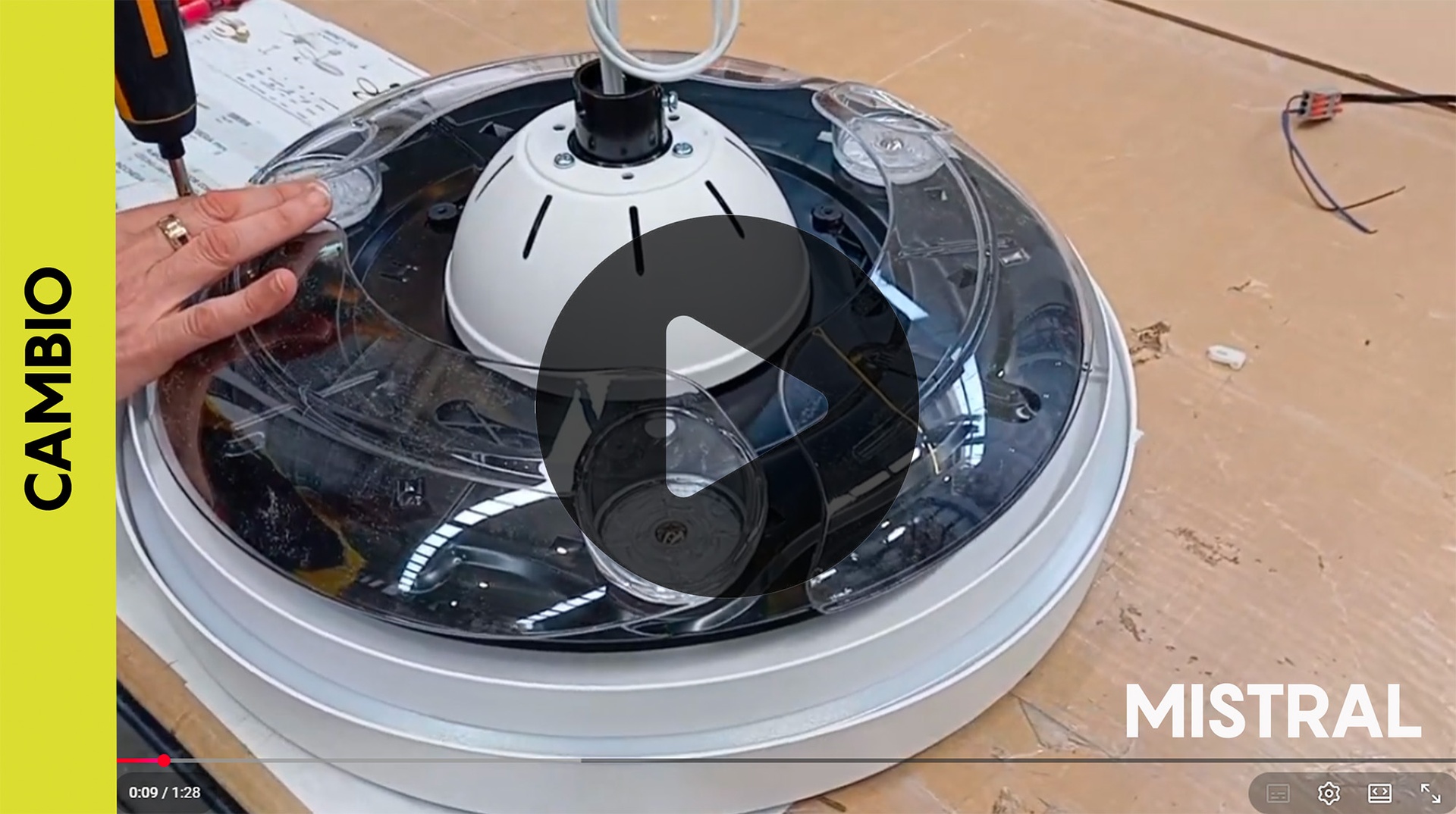 MISTRAL FAN * Ceiling Lamp / Ventilation - Black - Imagen 7