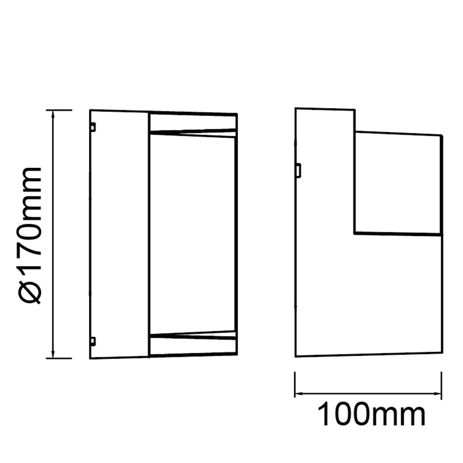 CREEK * APLIQUE EXTERIOR CORTEN LED IP65 - 15W - CCT - Imagen 3