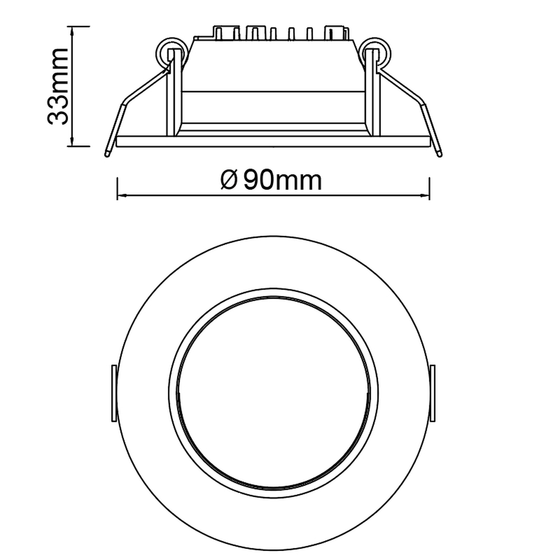 NASAO * EMPOTRABLE LED CCT 6W BLANCO - Imagen 2