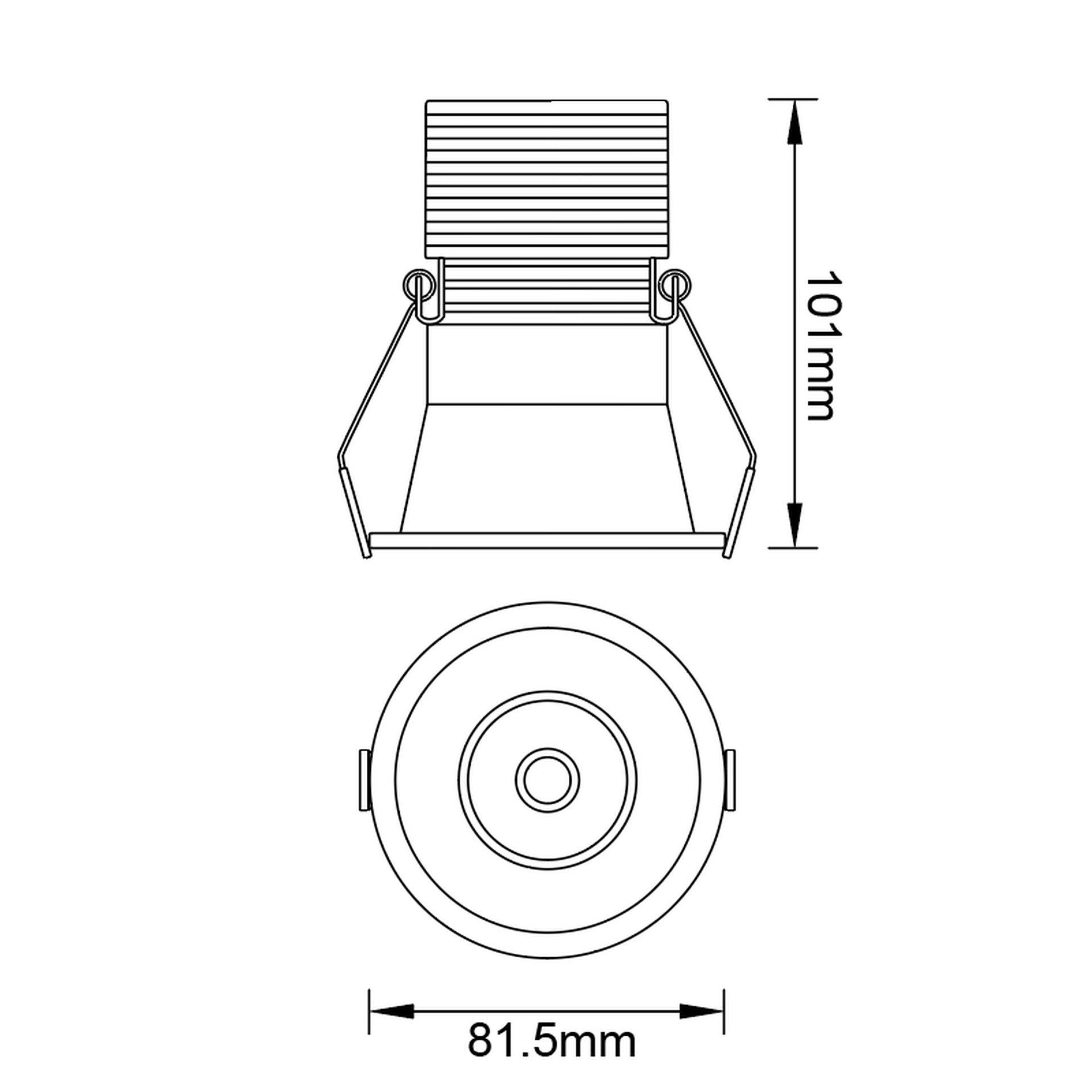 CANE * EMPOTRABLE LED 12W 4000K BLANCO - Imagen 2