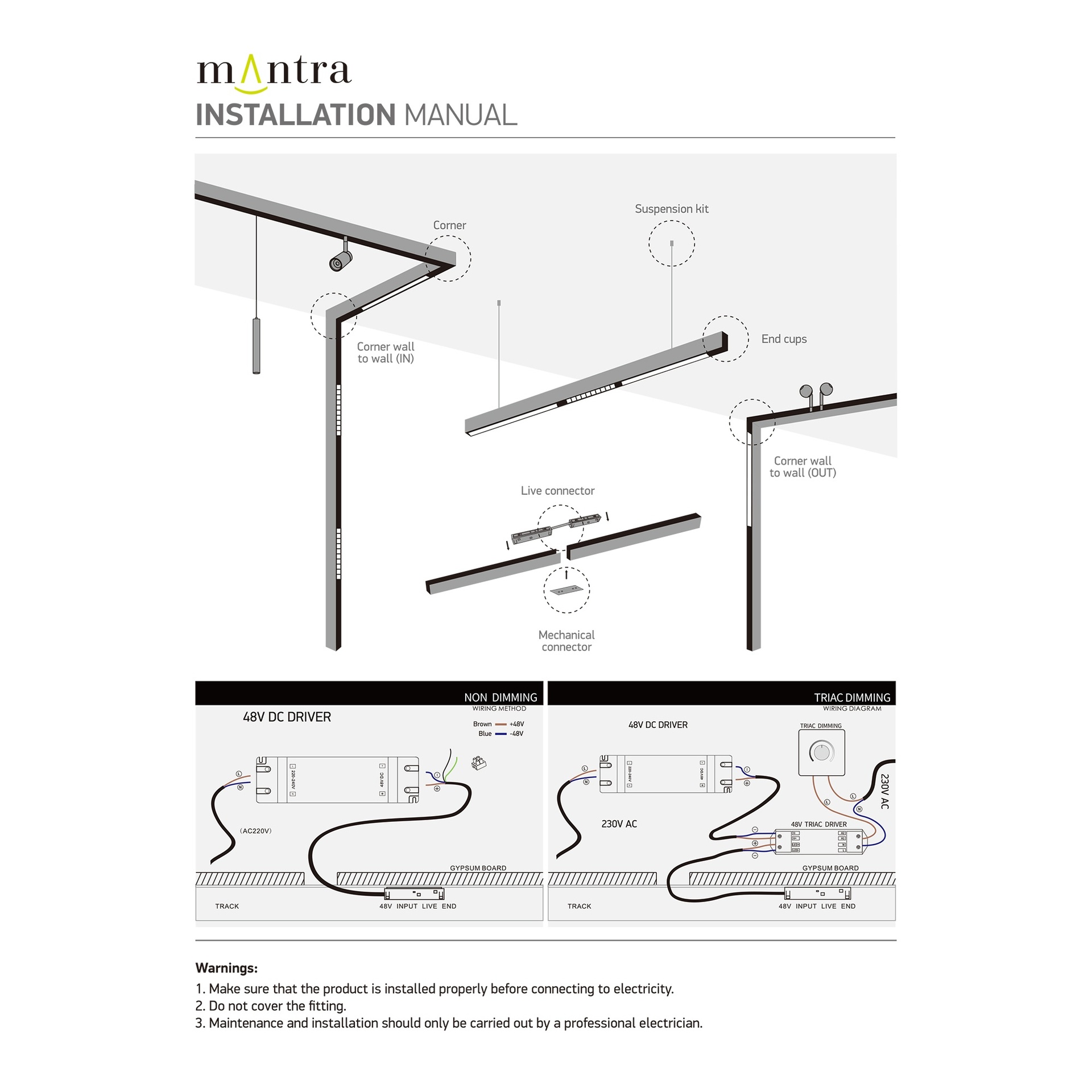 MAGNETO* MODULO LINEAL DIFUSOR 16W BLANCO 3000K - Imagen 5