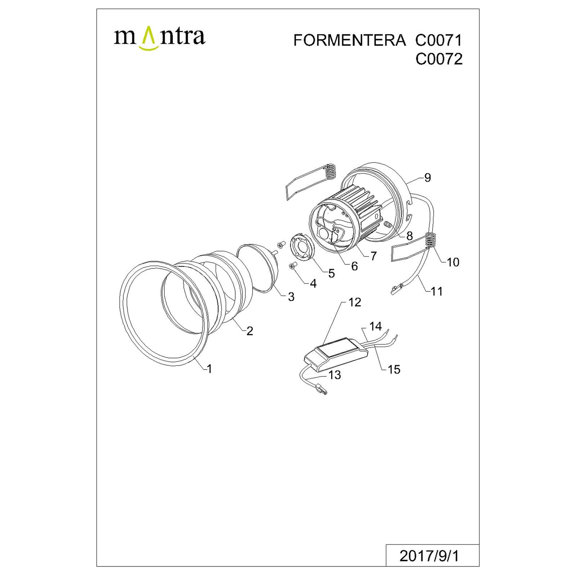 Formentera * Empotrable Led Cob 7W - 3000K - Imagen 5