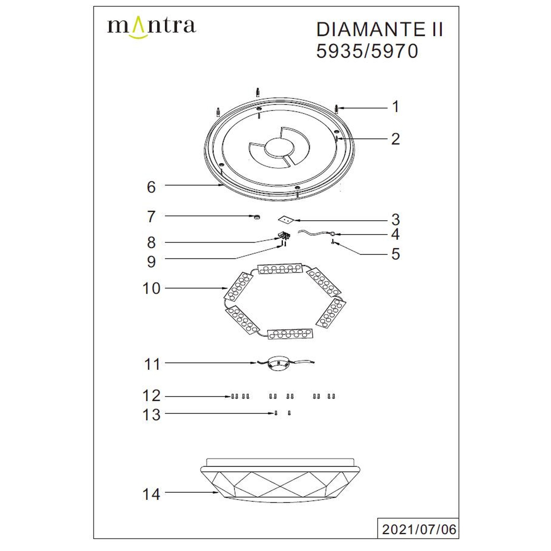 Diamante Ii * Plafon 54W - 3000K - Imagen 5
