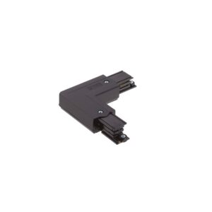 Carriles T * Conexion Alimentador En L - Polaridad Interna Negro