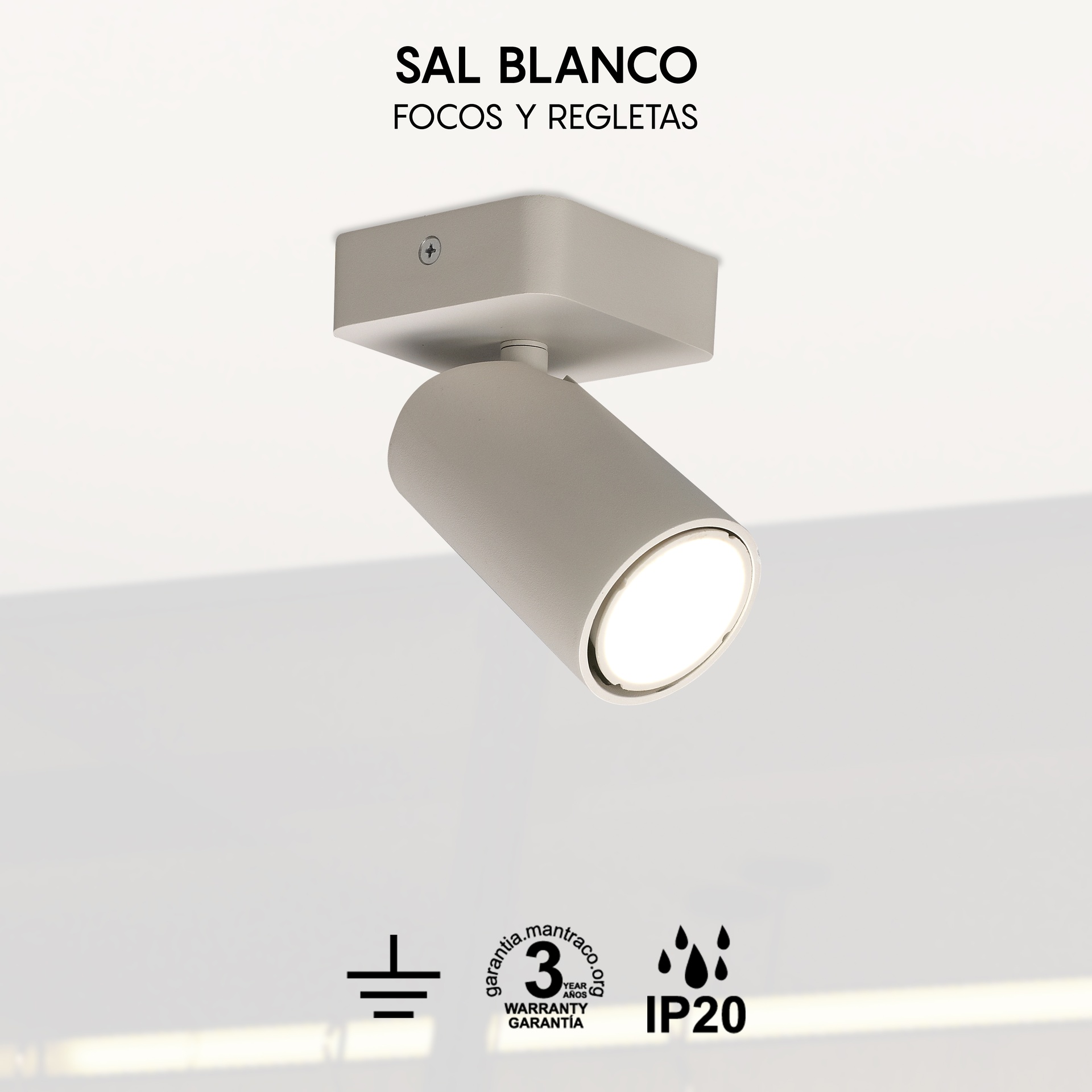 Sal Blanco * Foco /Aplique 1L Gu10 - Imagen 4