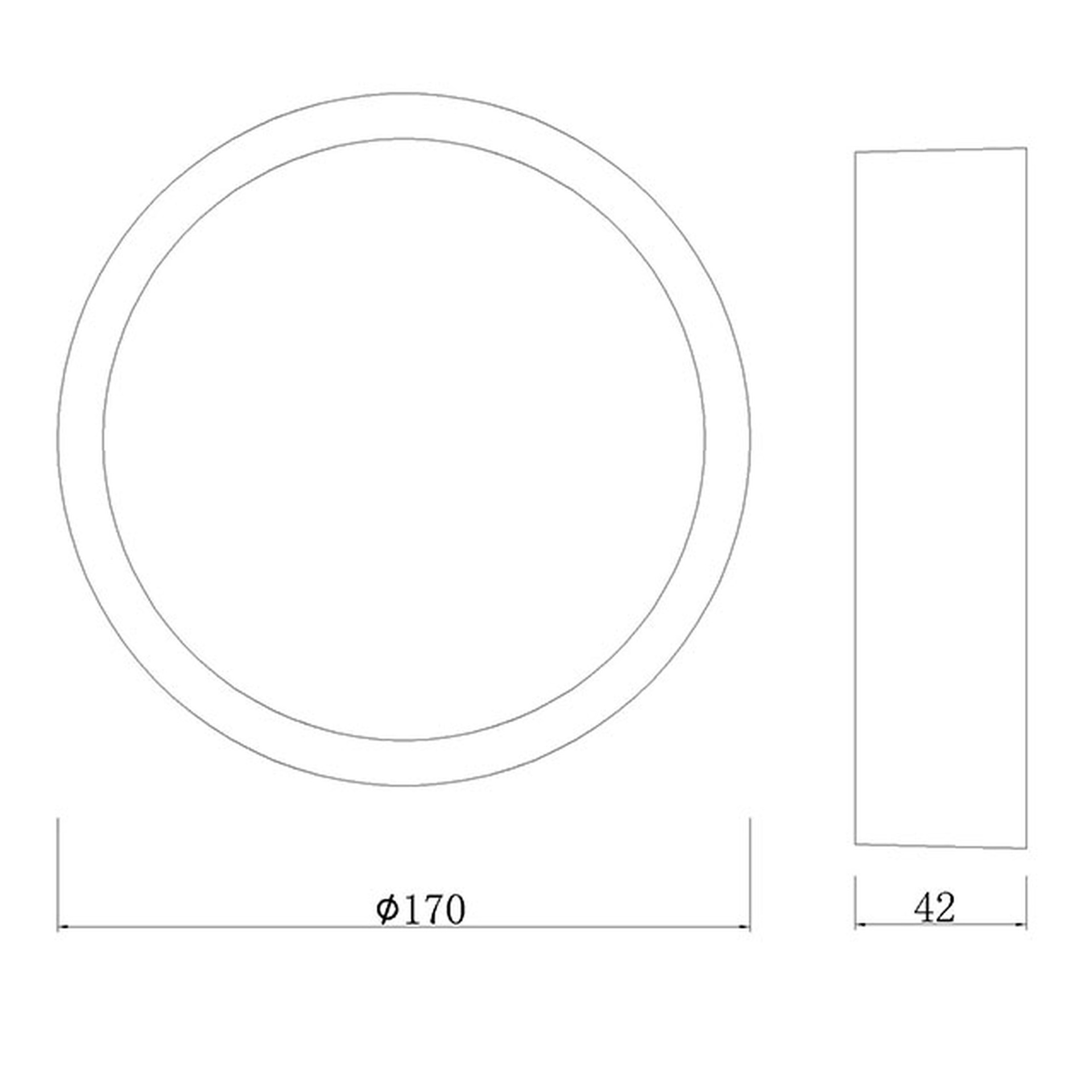 Saona Superficie * Downlight Led Redondo - 14W - 3000K - Imagen 2