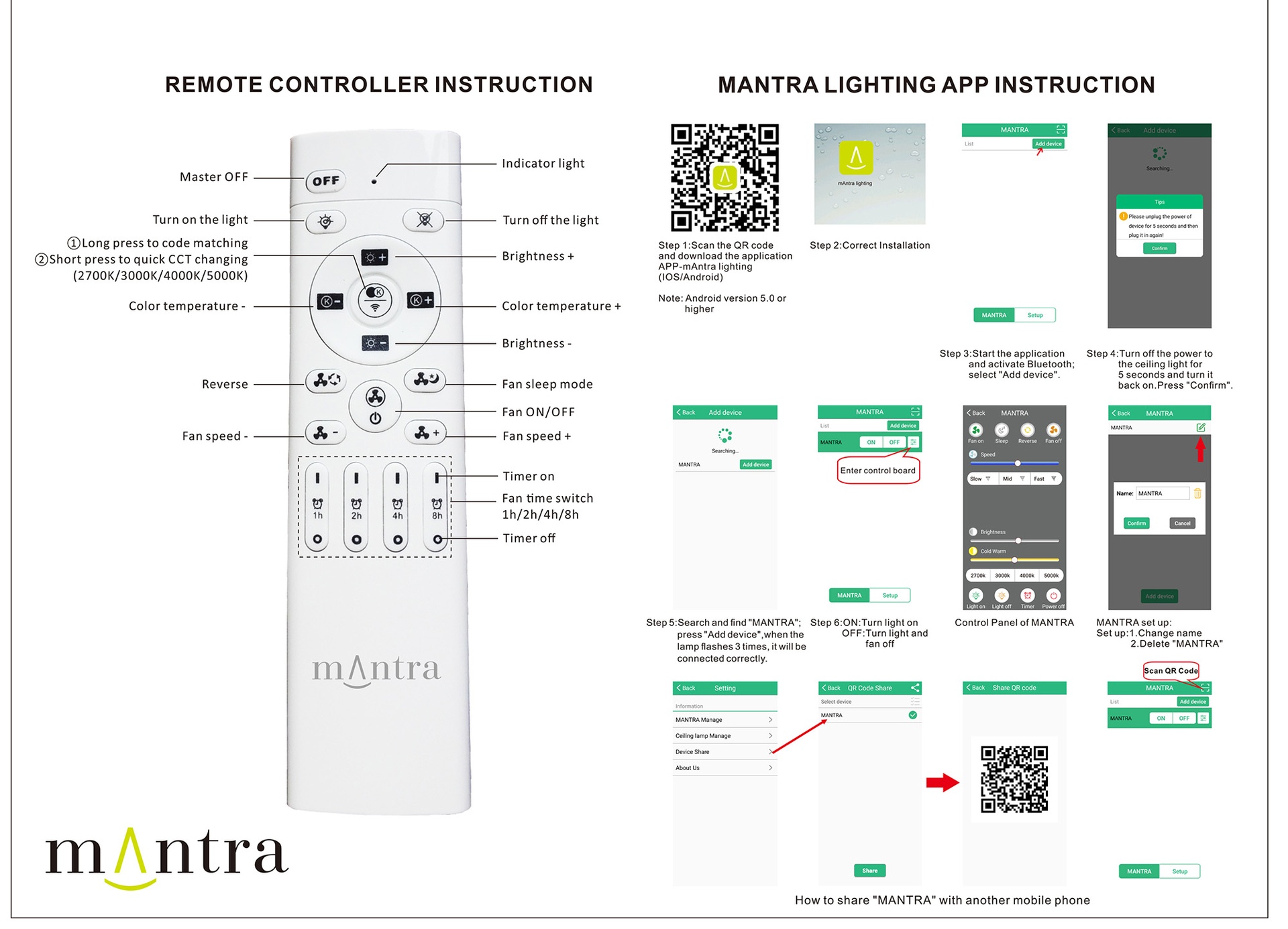Tibet * Ventilador Blanco 35W Plafon Led 70W Con Mando Y App - Imagen 12