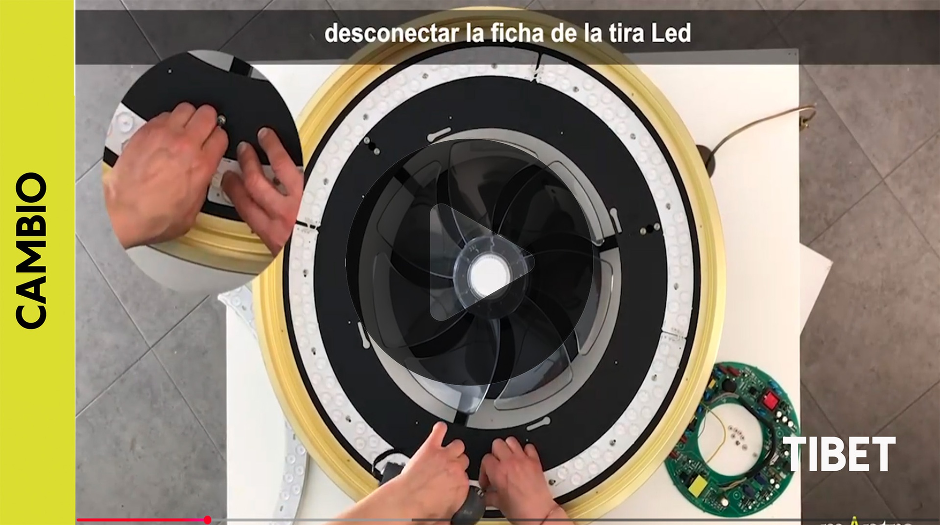 Tibet * Ventilador Blanco 35W Plafon Led 70W Con Mando Y App - Imagen 17