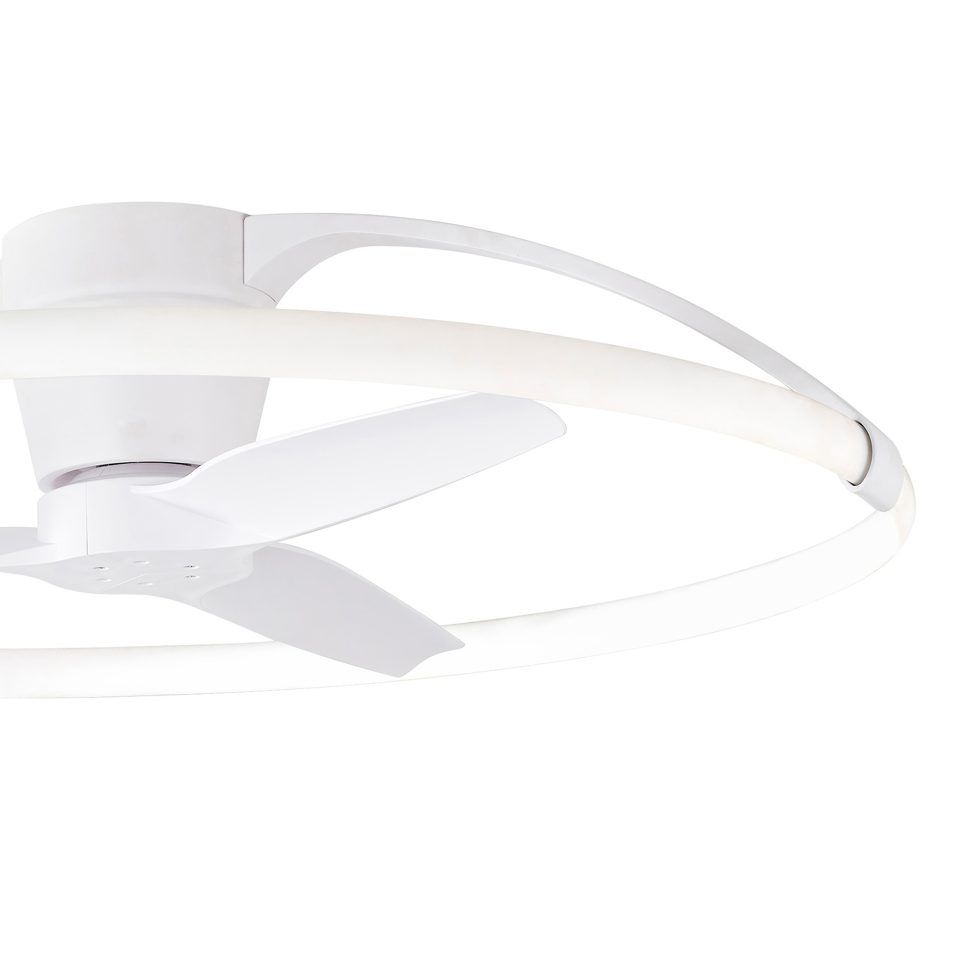 Nepal Mini * Ventilador Blanco Led Con Mando - Imagen 8