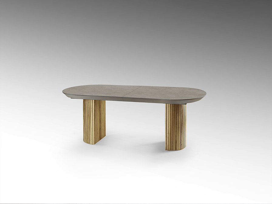 Mesa de Comedor Irati Piedra Madera Extensible - Imagen 3