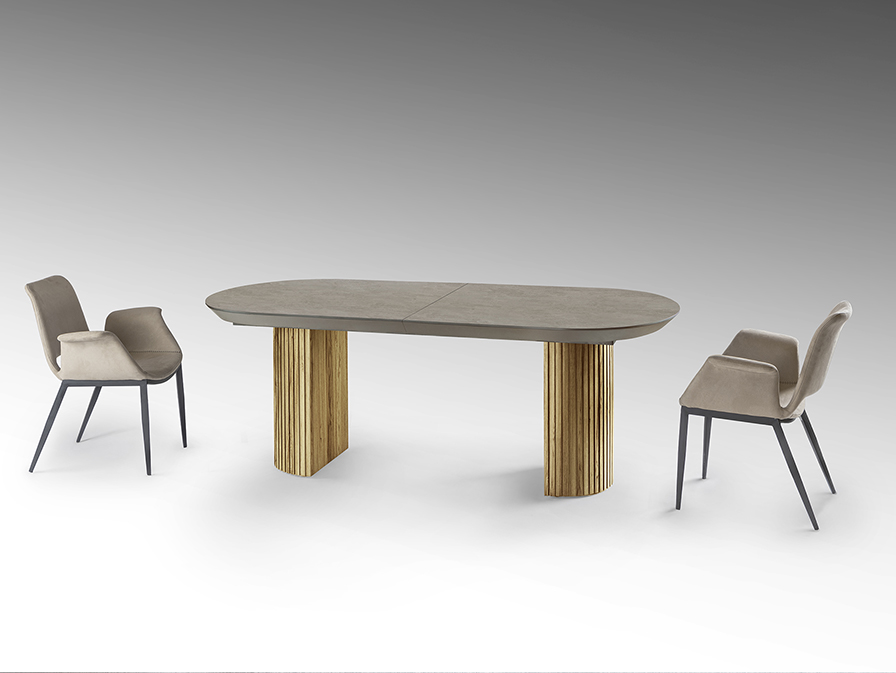 Mesa de Comedor Irati Piedra Madera Extensible - Imagen 4