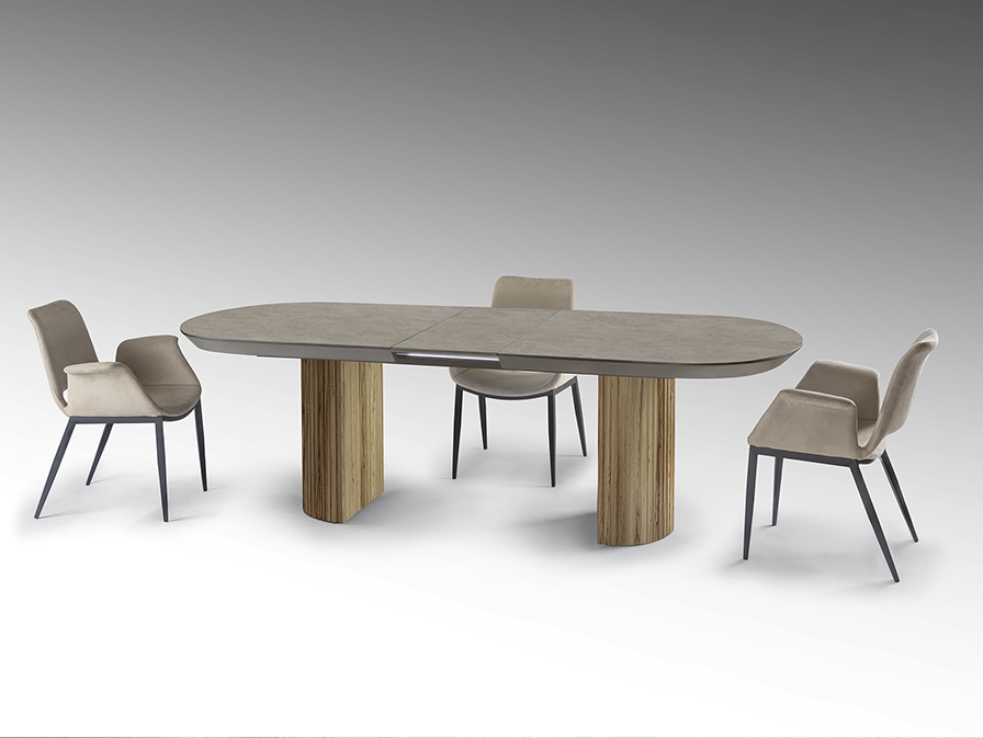 Mesa de Comedor Irati Piedra Madera Extensible - Imagen 6