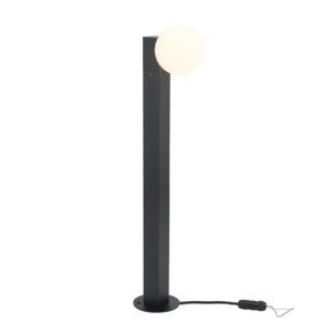 INTERLAKEN * BOLARDO IP65 G9 NEGRO