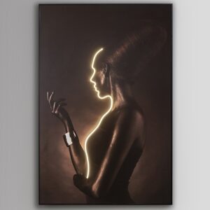 Cuadro Luz Led Silueta 120x180