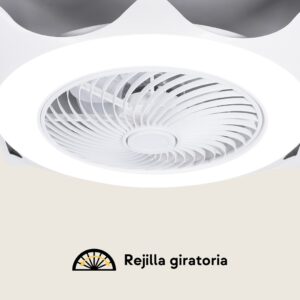 Ventilador de techo Ufo Amstrong DC LED 60cm 44w luz led