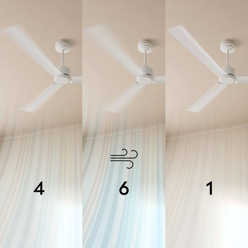 Ventilador de Techo Industrial NOVA DC LED IP44 Aspas Madera152 cm - Imagen 5
