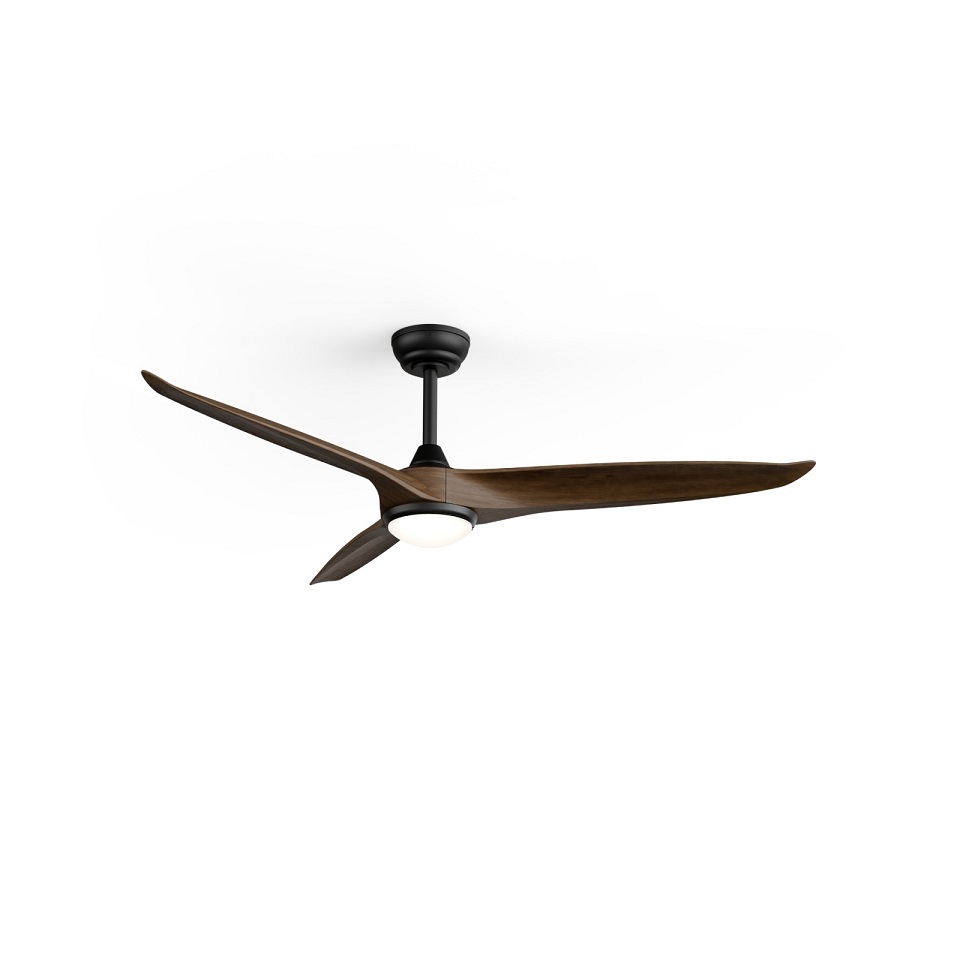Ventilador de Techo Industrial NOVA DC LED IP44 Aspas Madera152 cm - Imagen 2