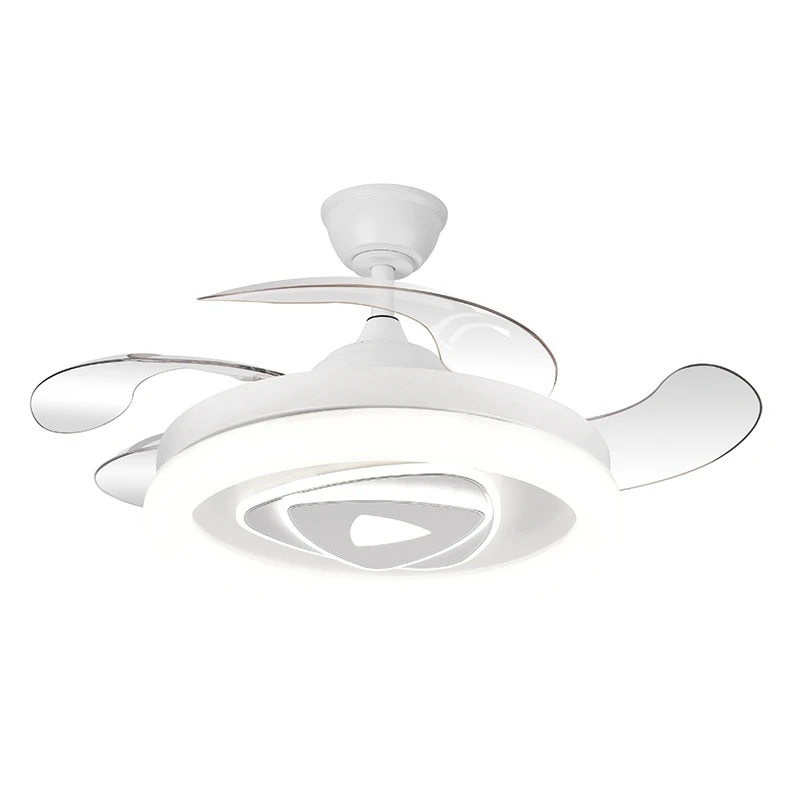 Ventilador de techo con luz LED Odiel blanco 107 cm