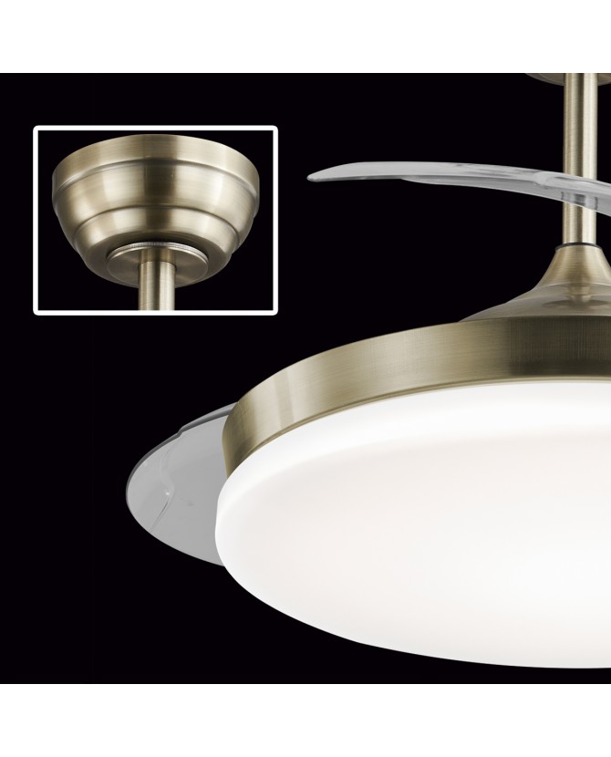Ventilador de Techo Malta con Aspas Plegables LED 40 cm - Imagen 2