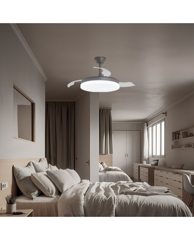 Ventilador de Techo Malta con Aspas Plegables LED 40 cm - Imagen 4
