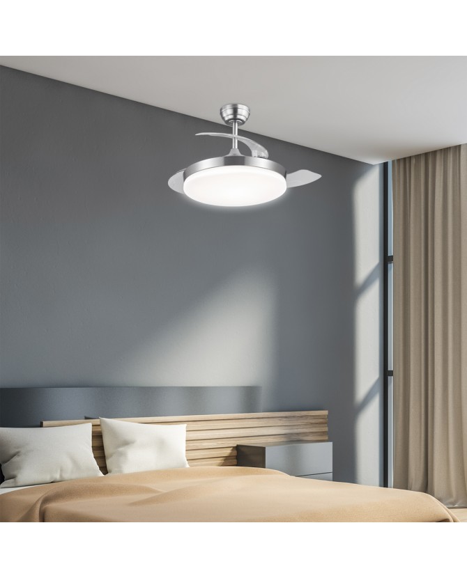 Ventilador de Techo Malta con Aspas Plegables LED 40 cm - Imagen 6