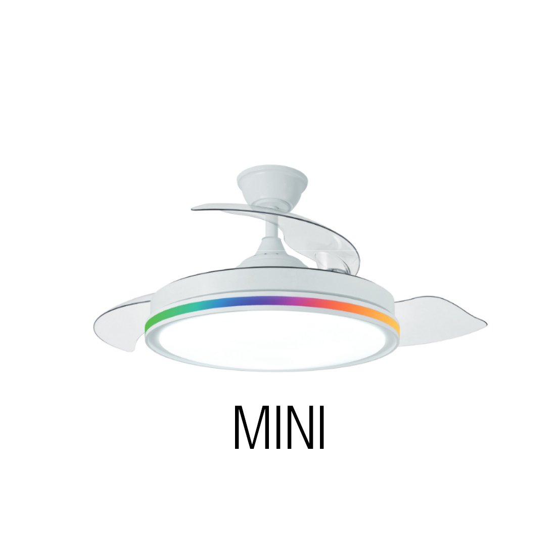 Ventilador Mini Play LED CCT RGB 73W 5200 lm 6 Velocidades - Imagen 3