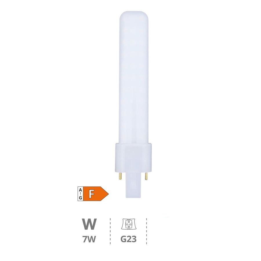 Bombilla PL LED G23 7W GSC 620 lรบmenes