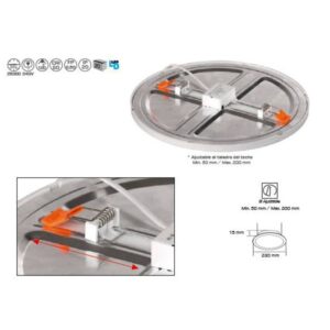 Downlight LED 20W 2050 lúmenes