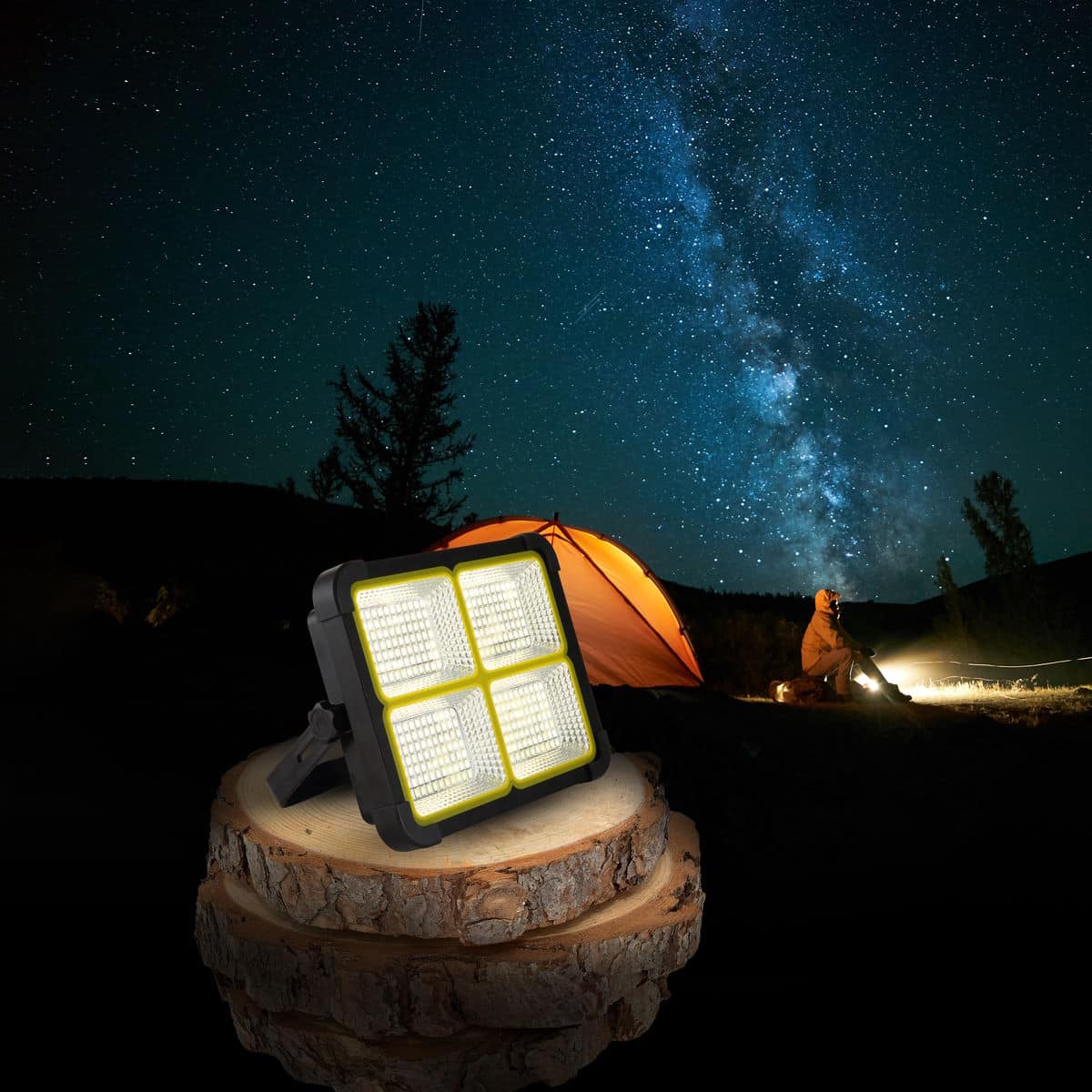 Lámpara solar LED portátil 30W 2500 lm