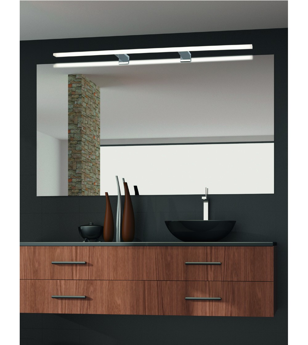 Aplique LED Nadia IP44 18W CCT cromo