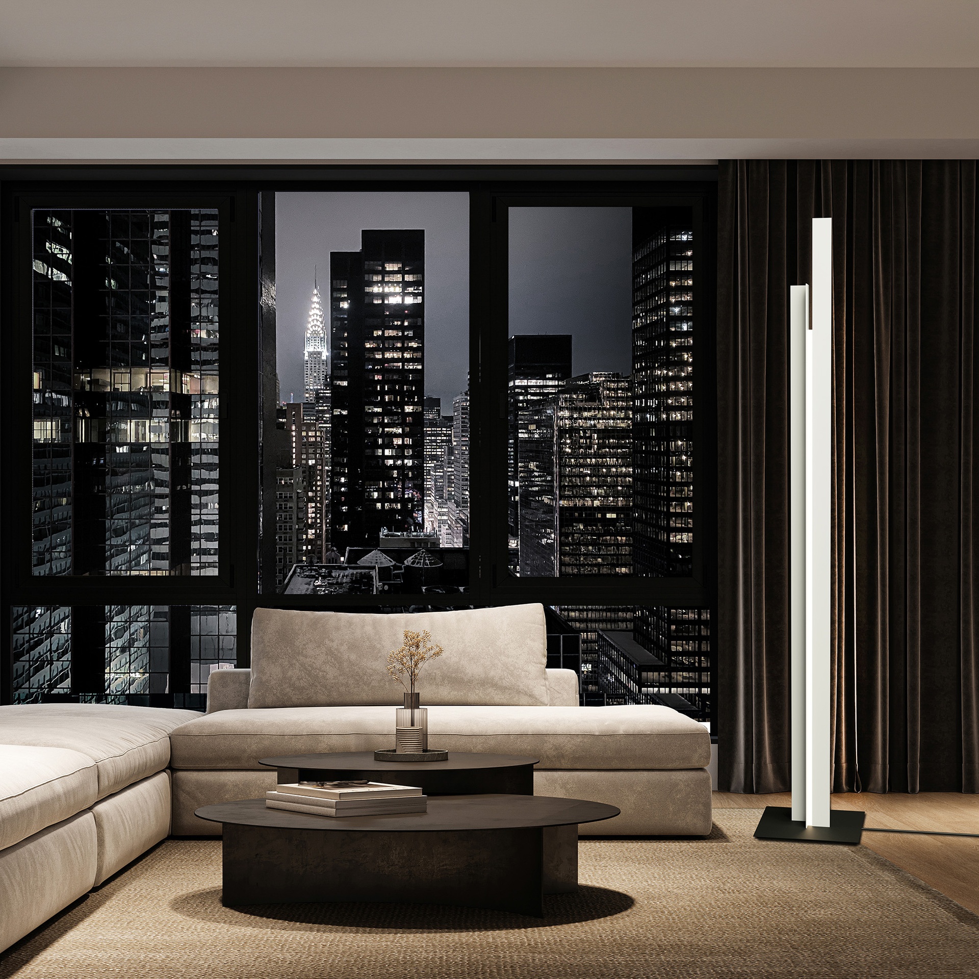 MANHATTAN* PIE DE SALON 200CM BLANCO (copia) - Imagen 2