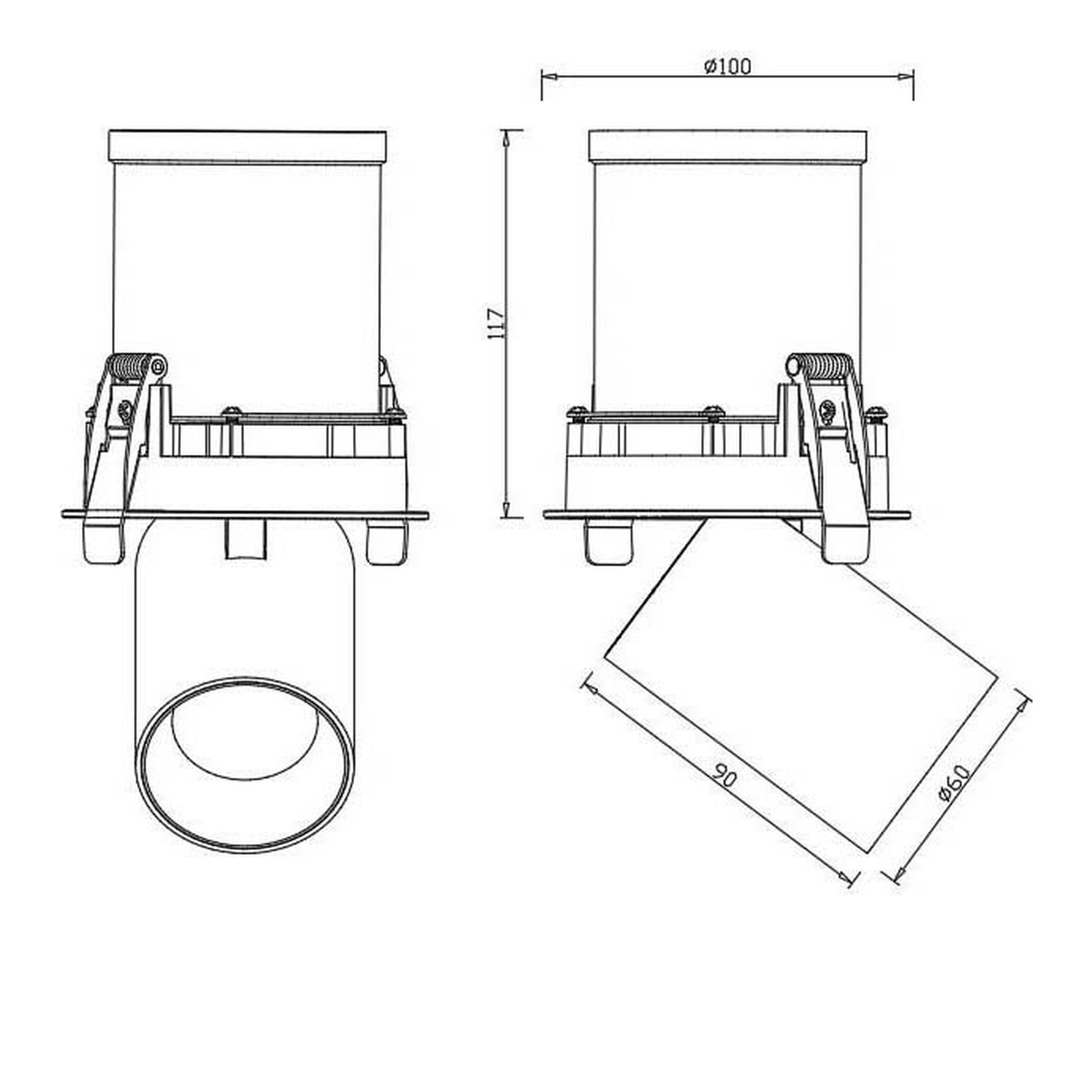 GARDA * Empotrables Blanco Mate - LED 12W - 3000K - 1020 lm - Imagen 3