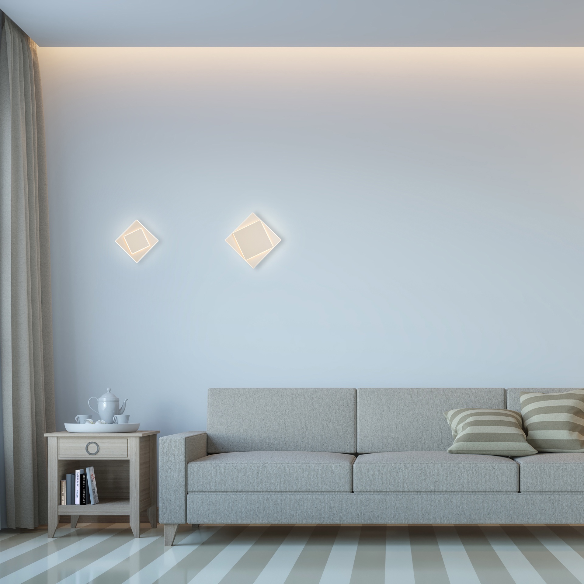 DAKLA * Luminarias de pared Black - LED 12W - 3000K - 725 lm - Imagen 3