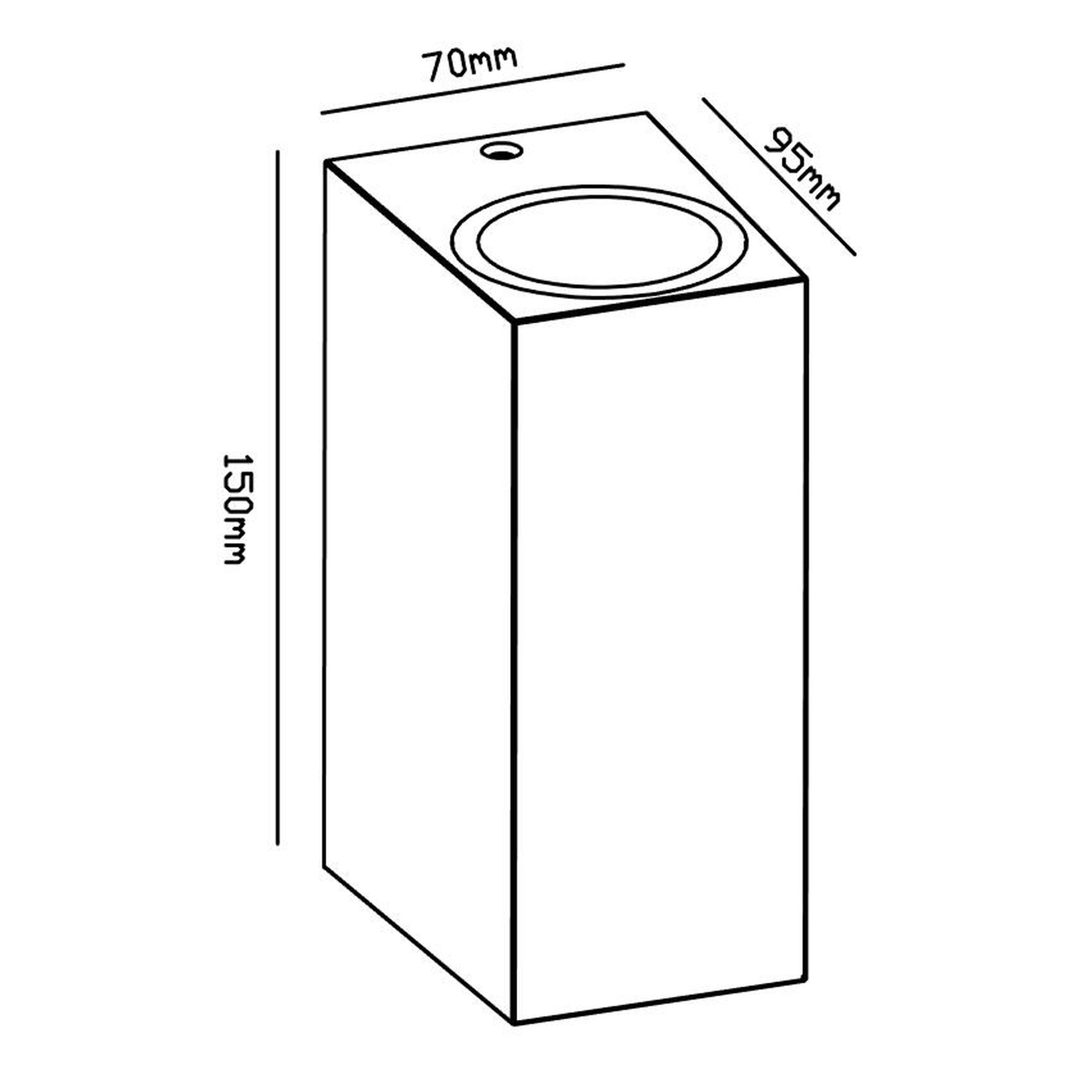KANDANCHU * Luminarias de pared Black - 2 x GU10 - Imagen 3