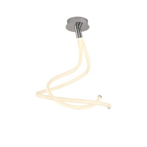 NUR LINE * Luminarias de techo Cromo / Blanco - LED 50W - 3000K - 3750 lm
