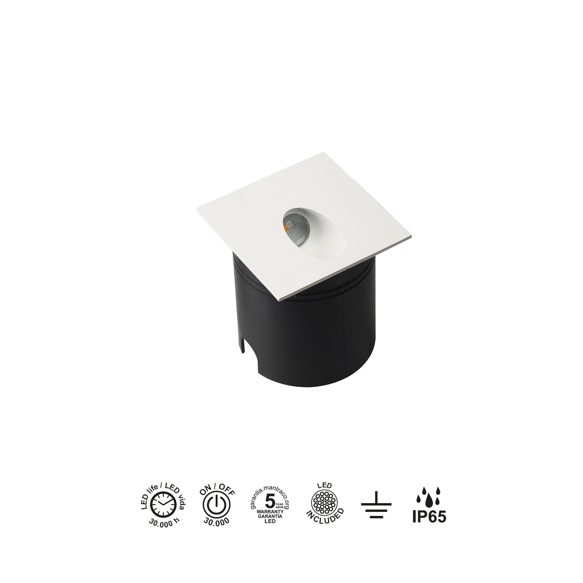 ASPEN * Señalizadores Blanco Arena - LED 3W - 3000K - 210 lm - Imagen 5
