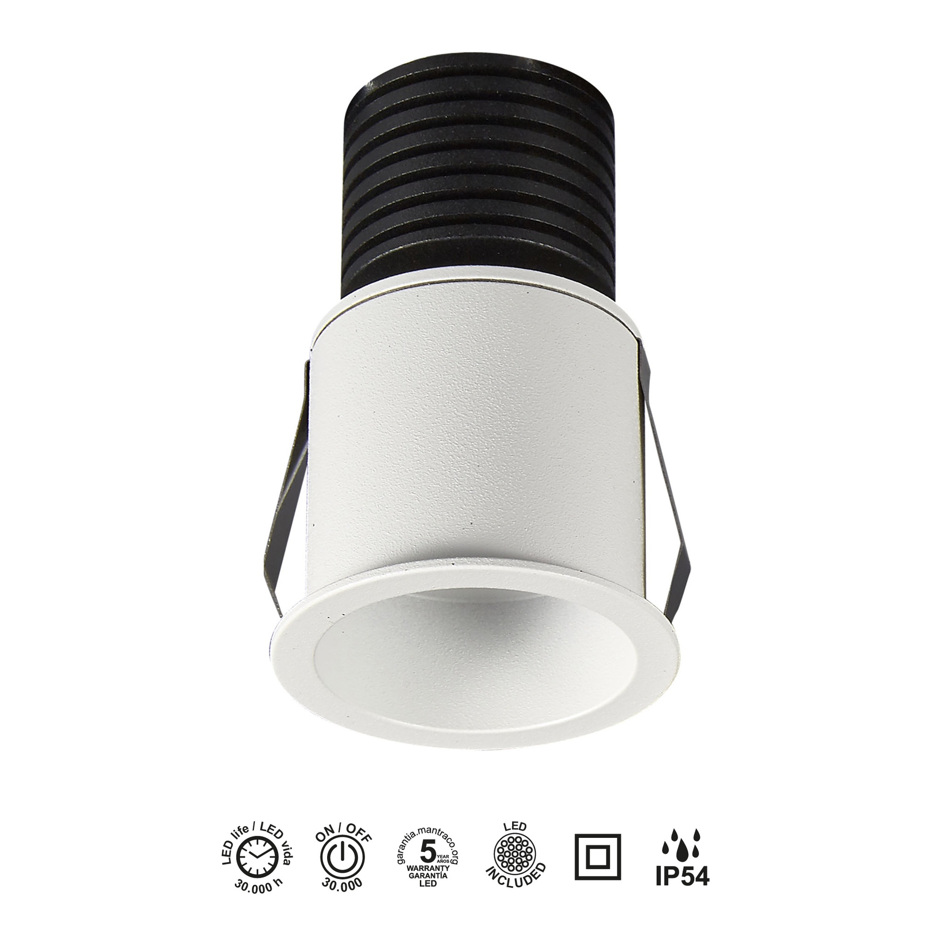 GUINCHO * Empotrables Blanco Arena - LED 5W - 2700K - 410 lm - Imagen 4