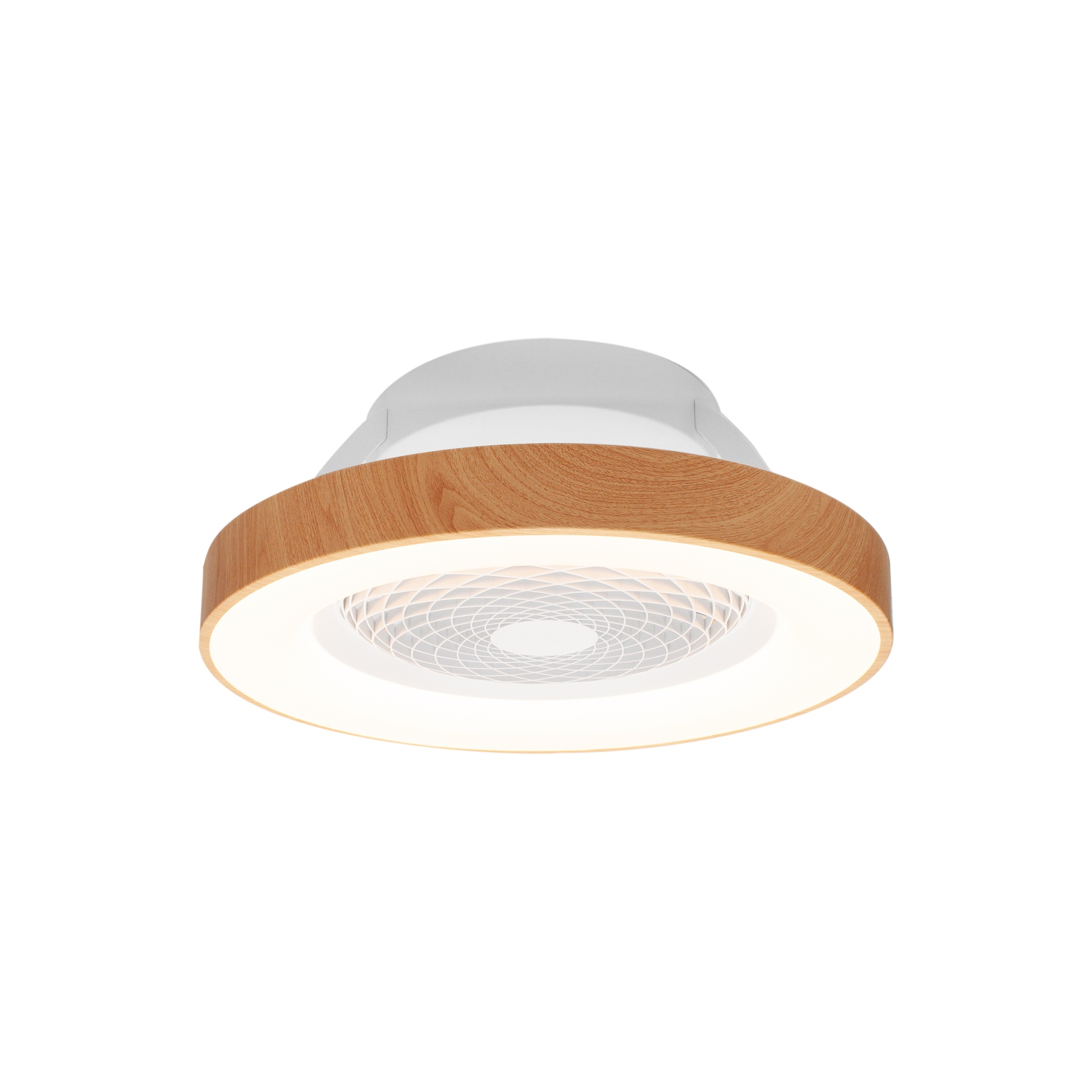 TÍBET MINI * Plafón-ventilador de aspas ocultas con luz Madera/Blanco - LED 70W - 2700K-5000K - 3900 lm - Imagen 29