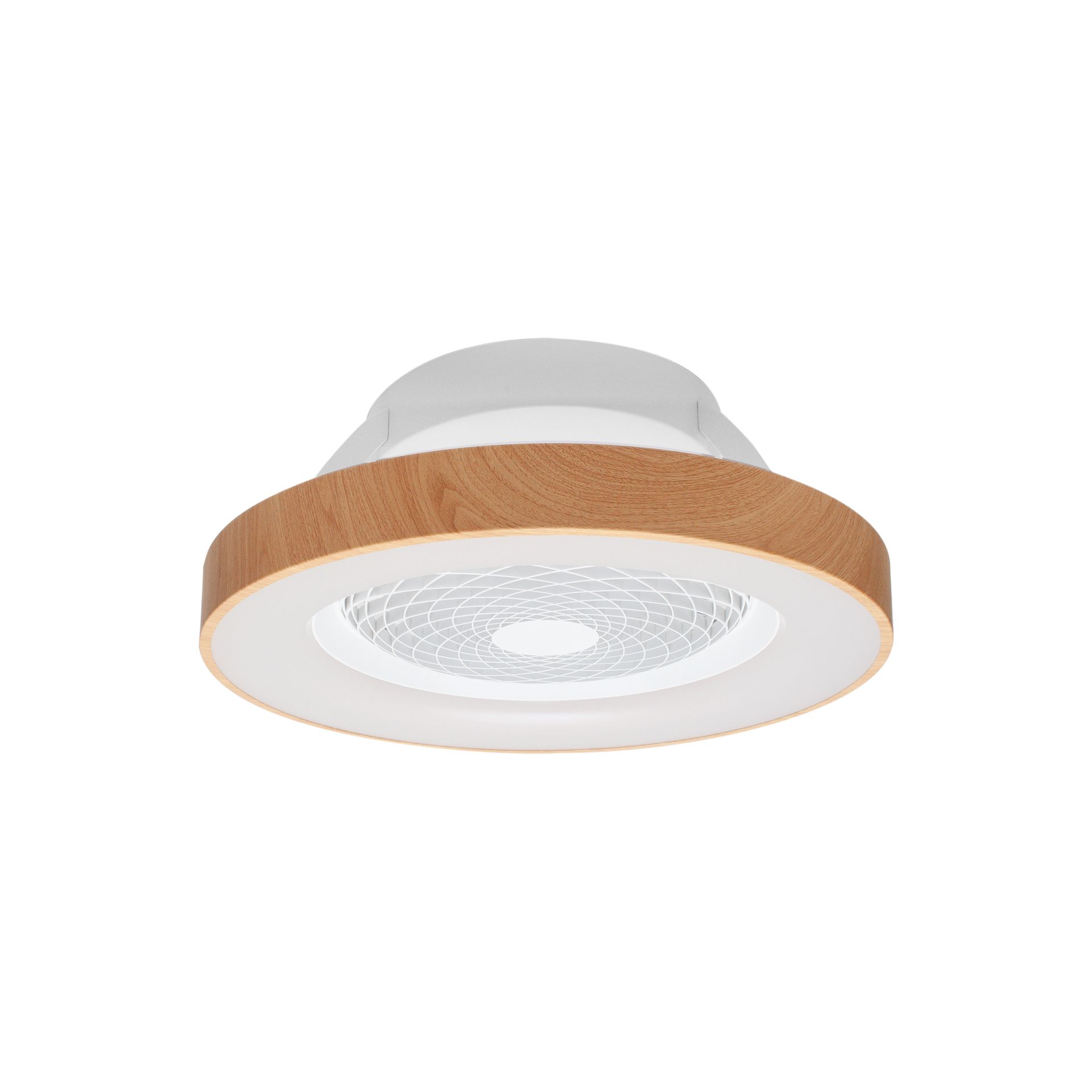 TÍBET MINI * Plafón-ventilador de aspas ocultas con luz Madera/Blanco - LED 70W - 2700K-5000K - 3900 lm - Imagen 21