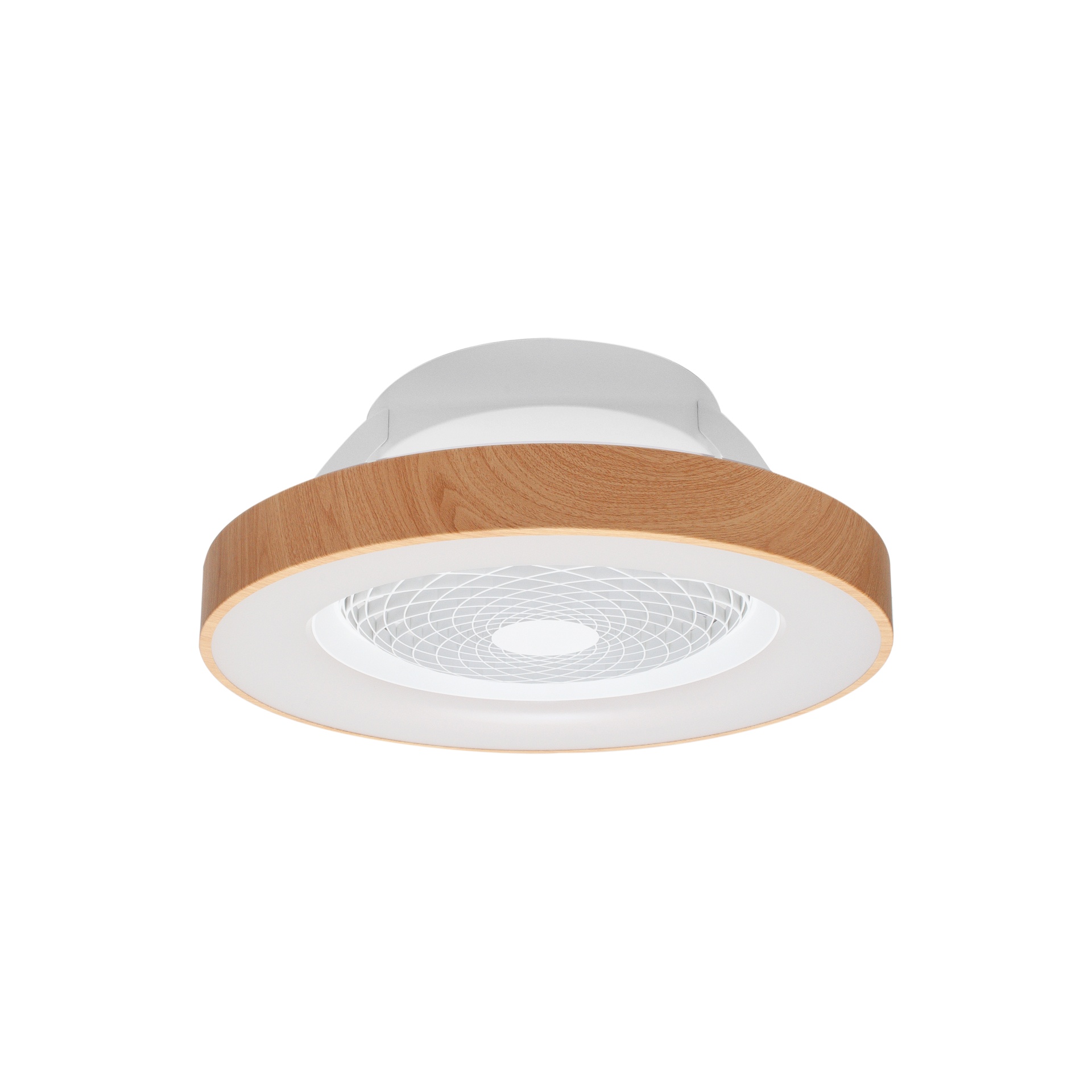 TÍBET MINI * Plafón-ventilador de aspas ocultas con luz Madera/Blanco - LED 70W - 2700K-5000K - 3900 lm - Imagen 17
