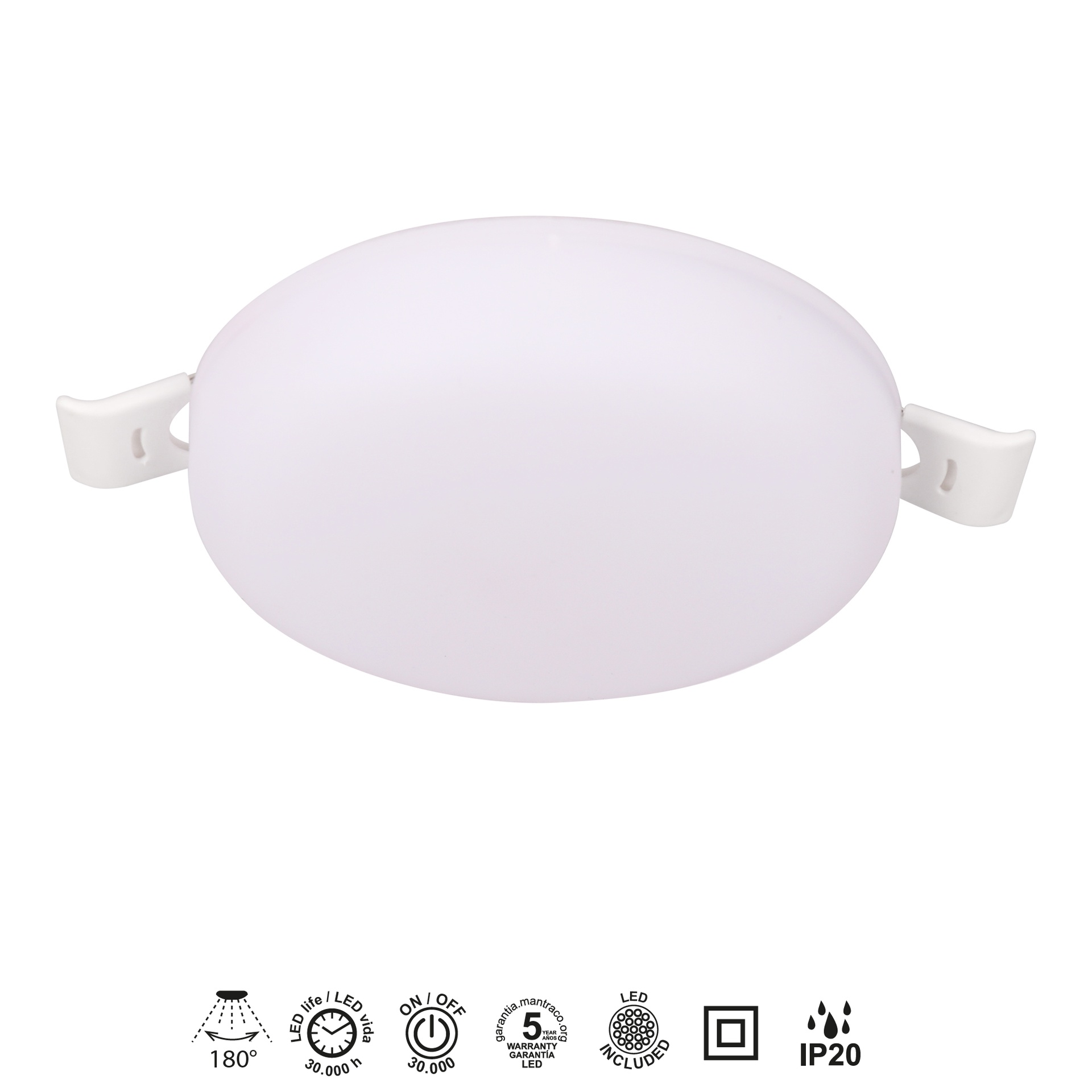 ALGARVE * Empotrables Black - LED 8W - 3000K - 700 lm - Imagen 4