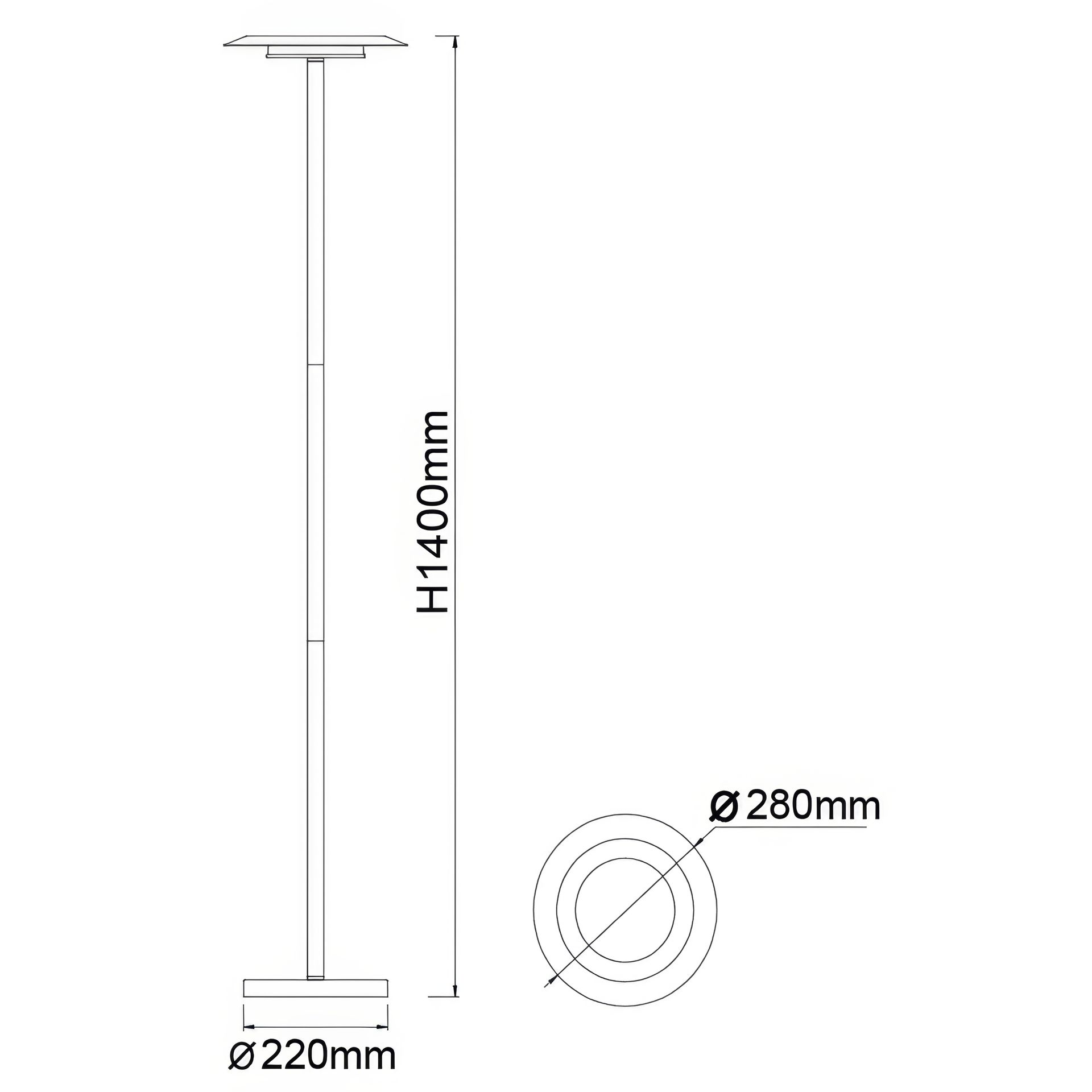TINA * Luminarias de pie Blanco Mate - LED 12W - 3000K - 560 lm - Imagen 9