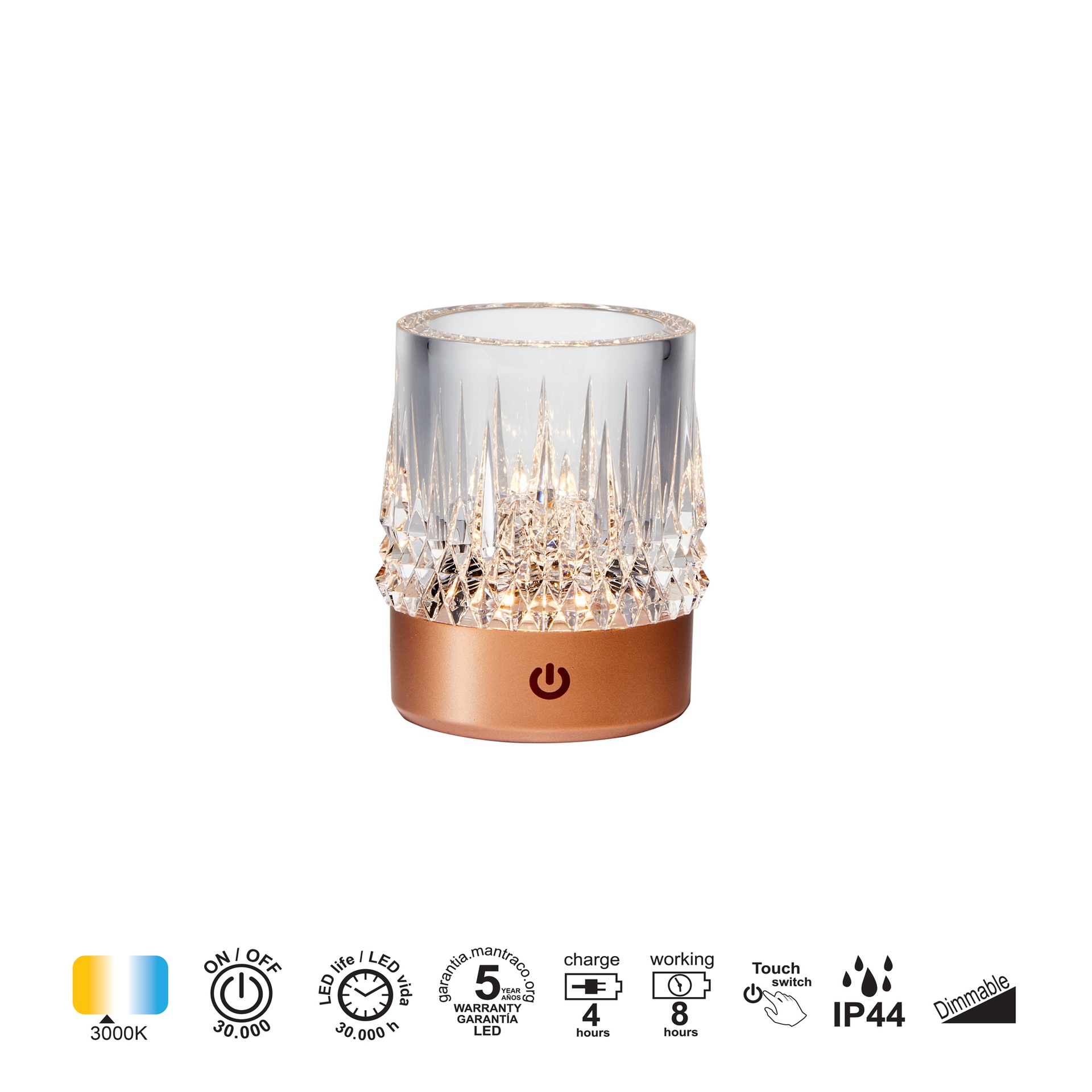 LAX * Sobremesas Oro - LED 1W - 3000K - 85 lm - Imagen 5