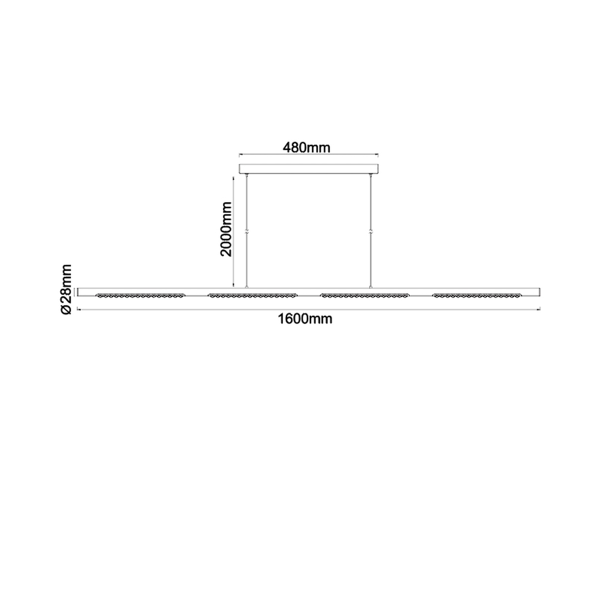 MECA * Luminarias de techo Negro - LED 38W - 4000K - 3200 lm - Imagen 3
