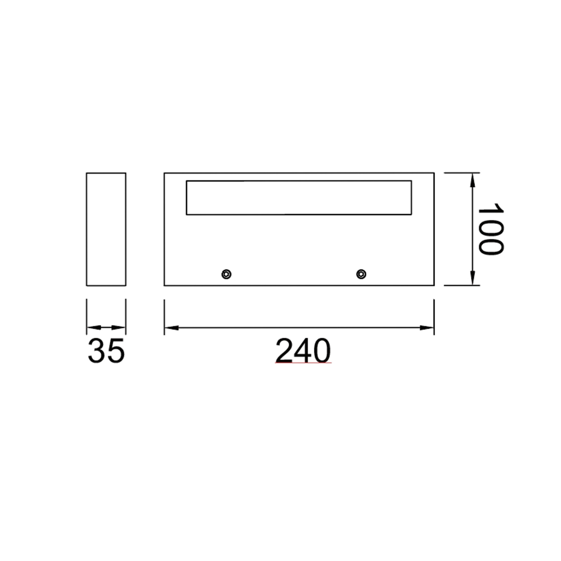 CONIL * Luminarias de pared Black - LED 20W - 2700K-3200K-4000K - 1620 lm - Imagen 3